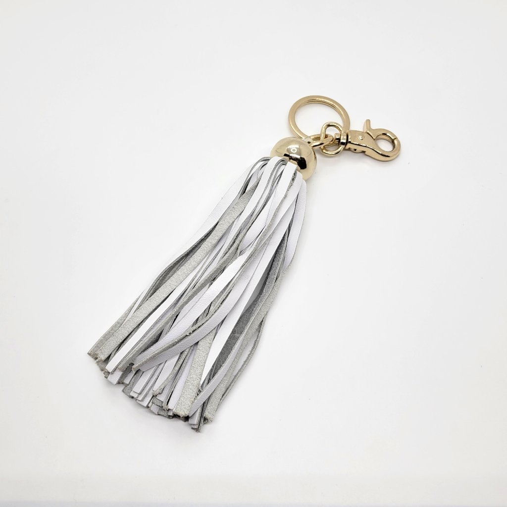 Leather Fringe Key Ring